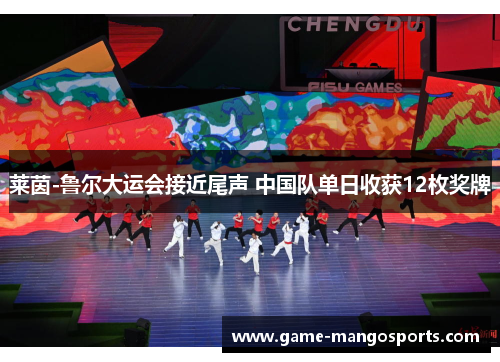 莱茵-鲁尔大运会接近尾声 中国队单日收获12枚奖牌